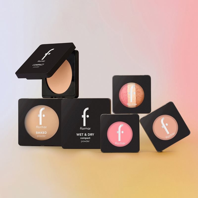 flormar Wet & Dry Compact Powder polvo unificador compacto tono 005 Medium Caramel 10 g