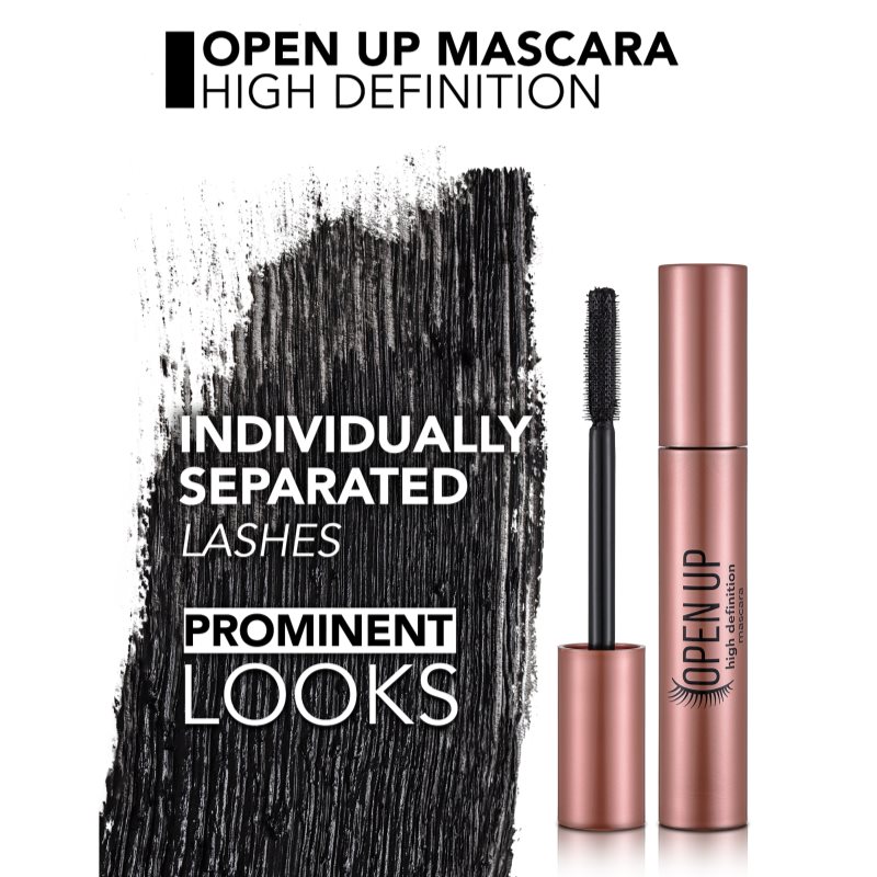 flormar Open Up HD Mascara odżywczy tusz do rzęs nadający objętość i rozdzielający rzęsy 12 ml