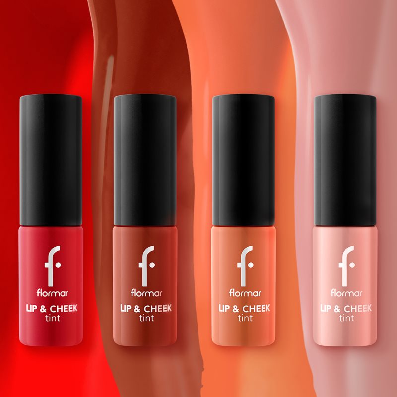 Flormar Lip & Cheek Tint Liquid Blusher For Lips And Cheeks Shade 002 Kiss Lip&Cheek 6.7 Ml