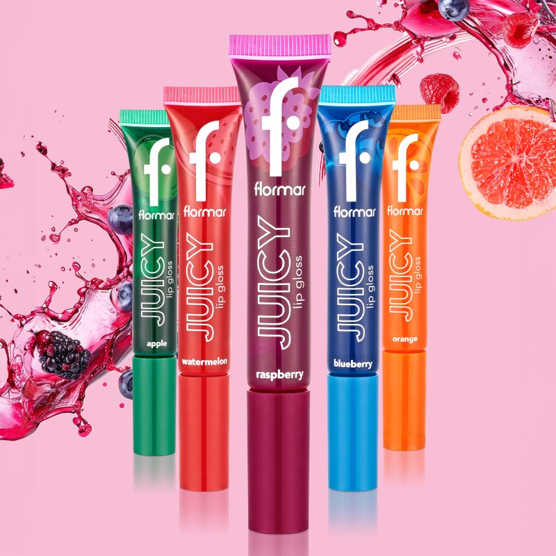 Flormar Juicy Lip Gloss Hydrating Lip Gloss Shade 002 Orange 10 Ml