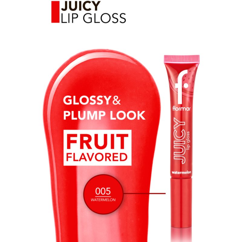 flormar Juicy Lip Gloss lucidalabbra idratante colore 005 Watermelon 10 ml