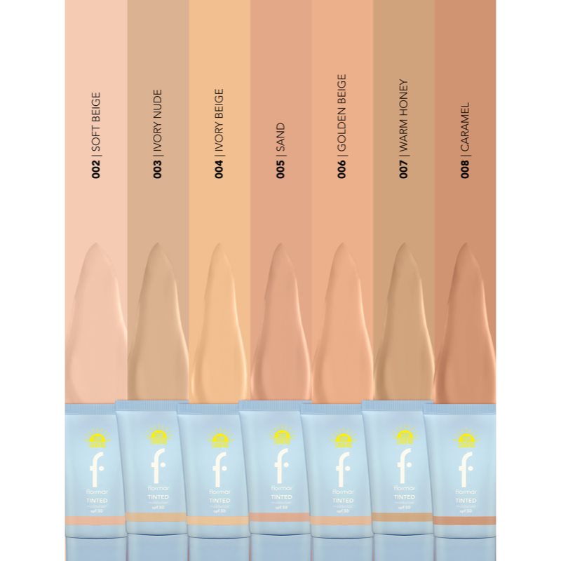 flormar Sun Lovers Tinted Moisturizer SPF 50 tónovací hydratační krém SPF 50 Golden Beige 30 ml (obrázek 4)