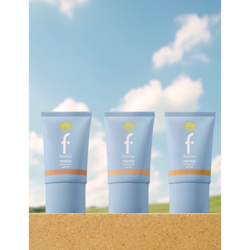 flormar Sun Lovers Tinted Moisturizer SPF 50 tónovací hydratační krém SPF 50 Golden Beige 30 ml (obrázek 6)
