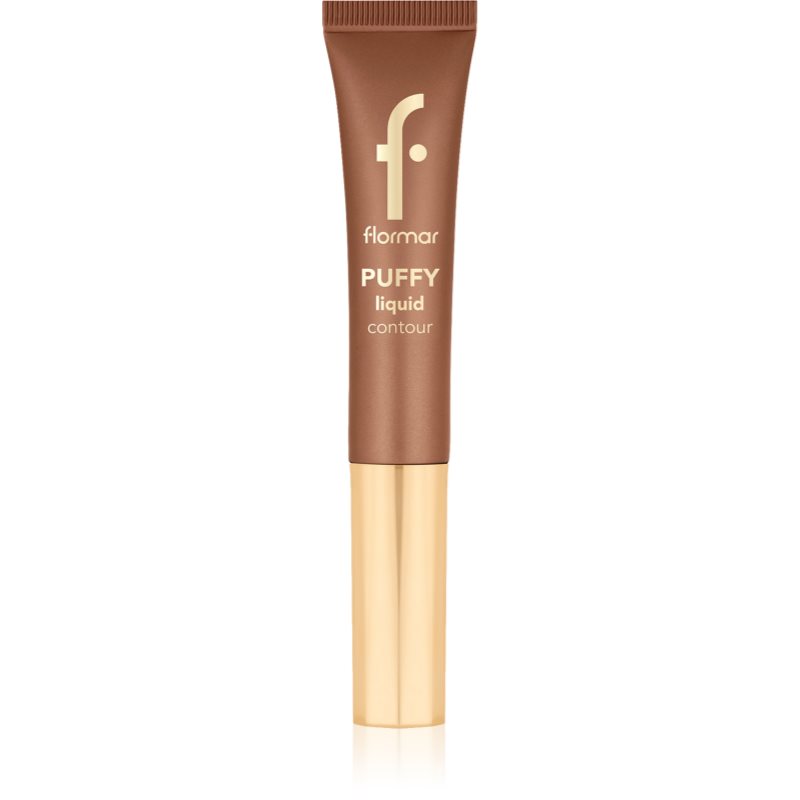 flormar Puffy Liquid Contour krem korygujący z aplikatorem odcień 002 Hot Chocolate 12 ml