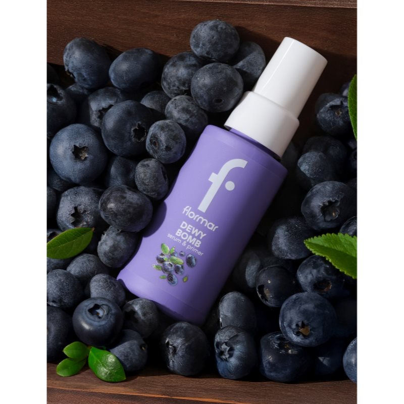 flormar Serum & Primer Dewy Bomb rozjasňujúce podkladové sérum 30 ml (obrázok 5)