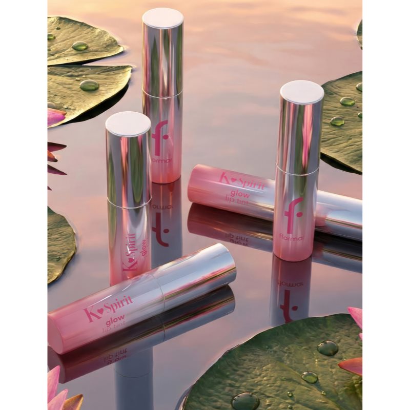 flormar K-Spirit Glow Lip Tint hydratačný lesklý rúž s trblietkami odtieň 006 - Muted Ritual 4 ml (obrázok 5)