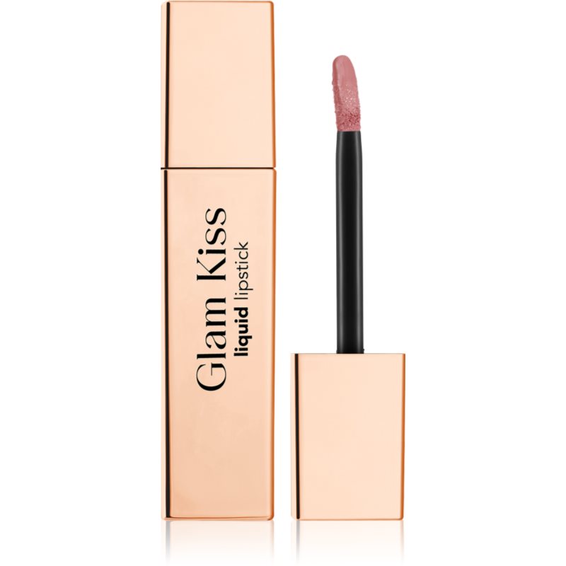 flormar Glam Kiss Liquid Lipstick dolgoobstojna tekoča šminka z visokim sijajem odtenek 002 Rosy Veil 3.5 ml