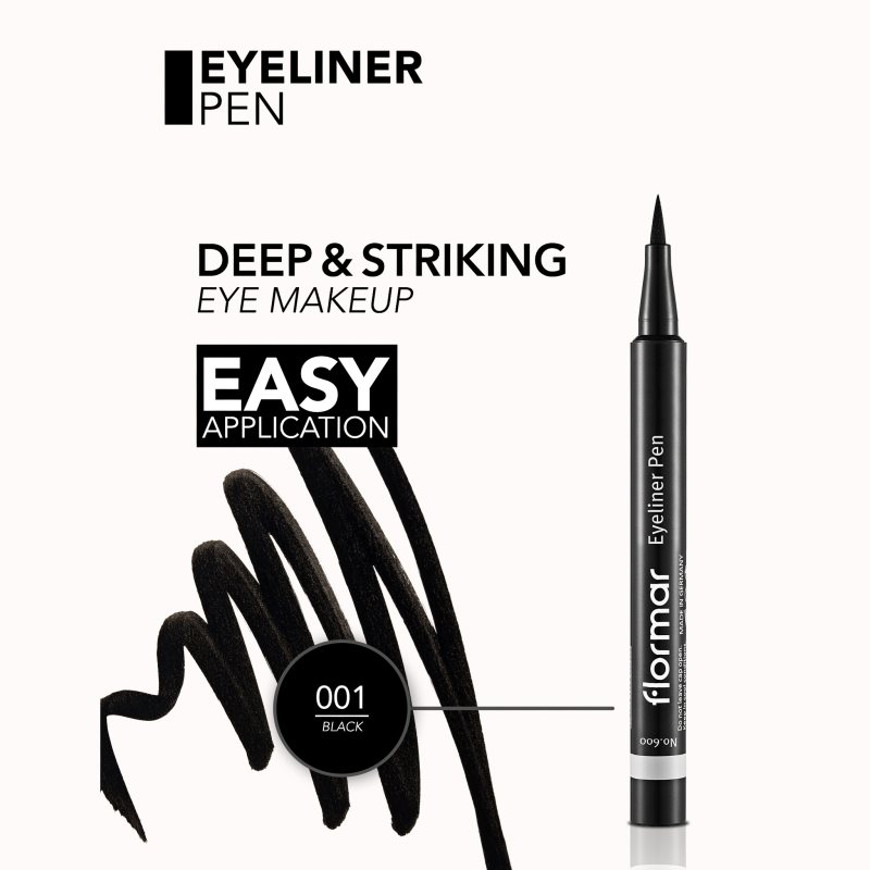flormar Eyeliner Pen eyeliner w pisaku odcień Black 1 ml