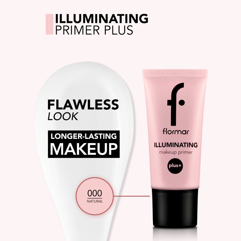 Flormar Illuminating Primer Plus Base De Teint Illuminatrice Teinte 000 Natural 35 Ml