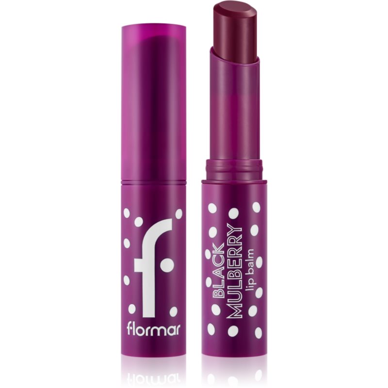 flormar Lip Balm balzám na rty s příchutí odstín 002 Black Mulberry 3 g