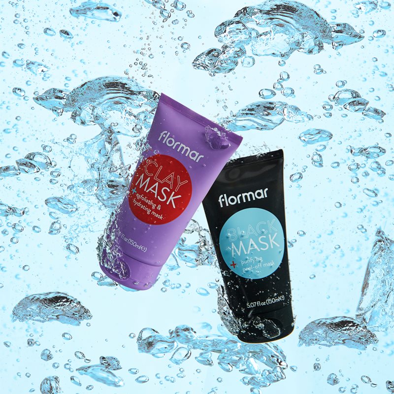flormar Clay Mask exfoliačná čistiaca pleťová maska s ílom 150 ml