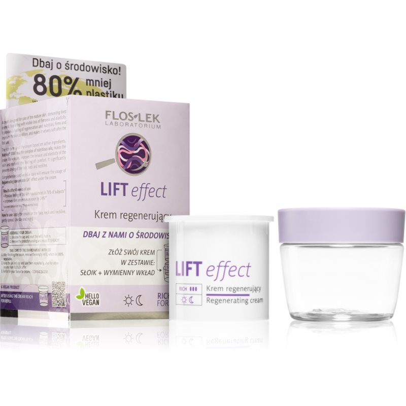

FlosLek Laboratorium Lift Effect Rich Formula відновлюючий крем проти зморшок денний та нічний