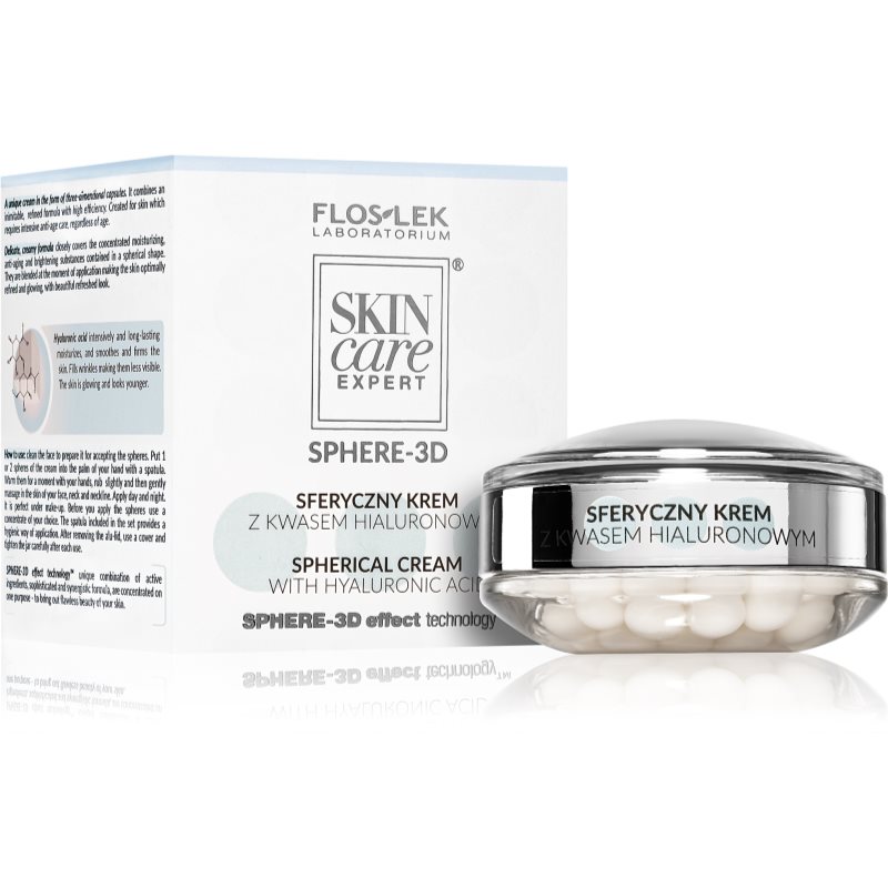 FlosLek Laboratorium Skin Care Expert Sphere-3D Face Cream With Hyaluronic Acid 10.5 G