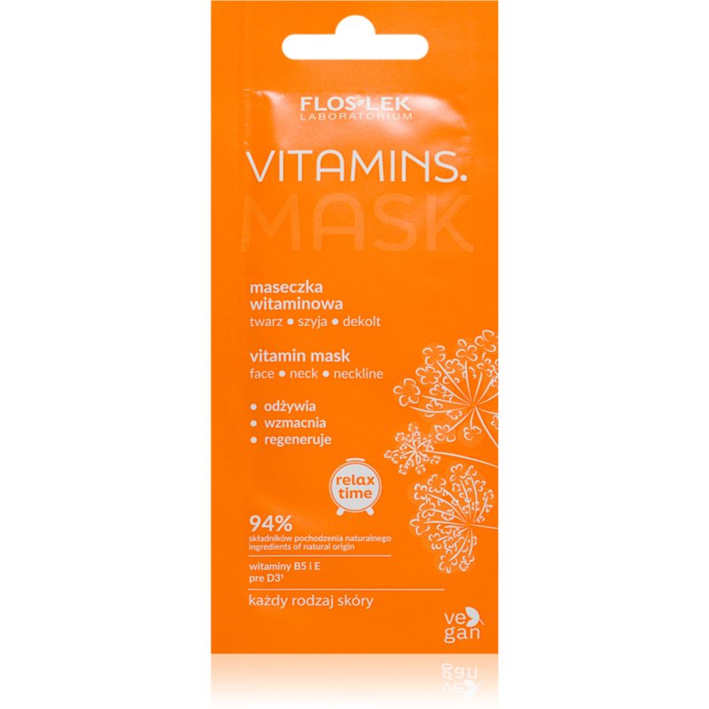 FlosLek Laboratorium Vitamins vitamin face mask 6 ml
