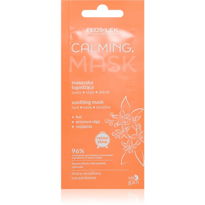 FlosLek Laboratorium Calming maschera lenitiva per pelli sensibili 6 ml