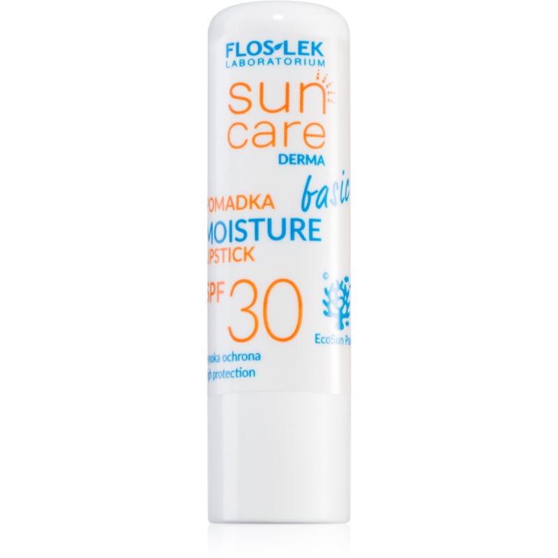 FlosLek Laboratorium Sun Care Derma Basic захисний бальзам для губ SPF 30 3,8 гр
