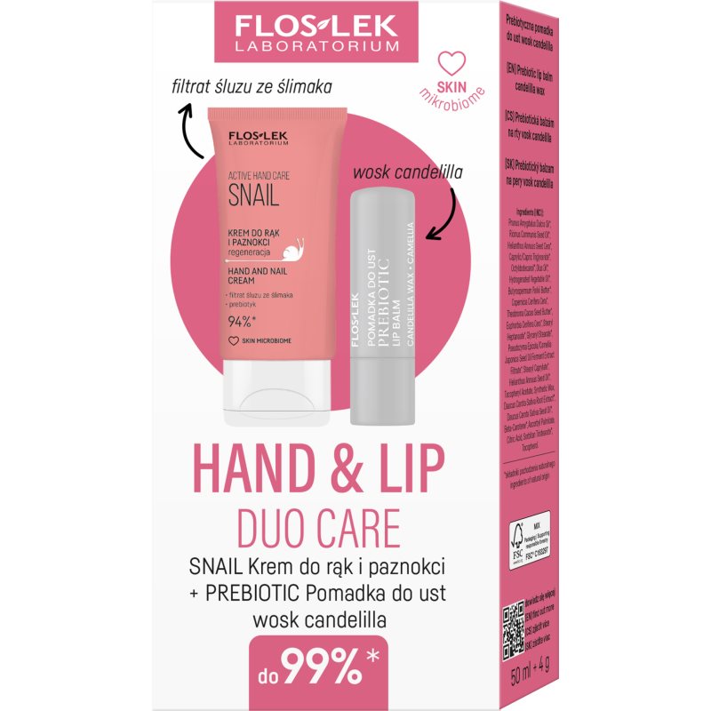 FlosLek Laboratorium Set Hand & Lip Snail Presentförpackning female