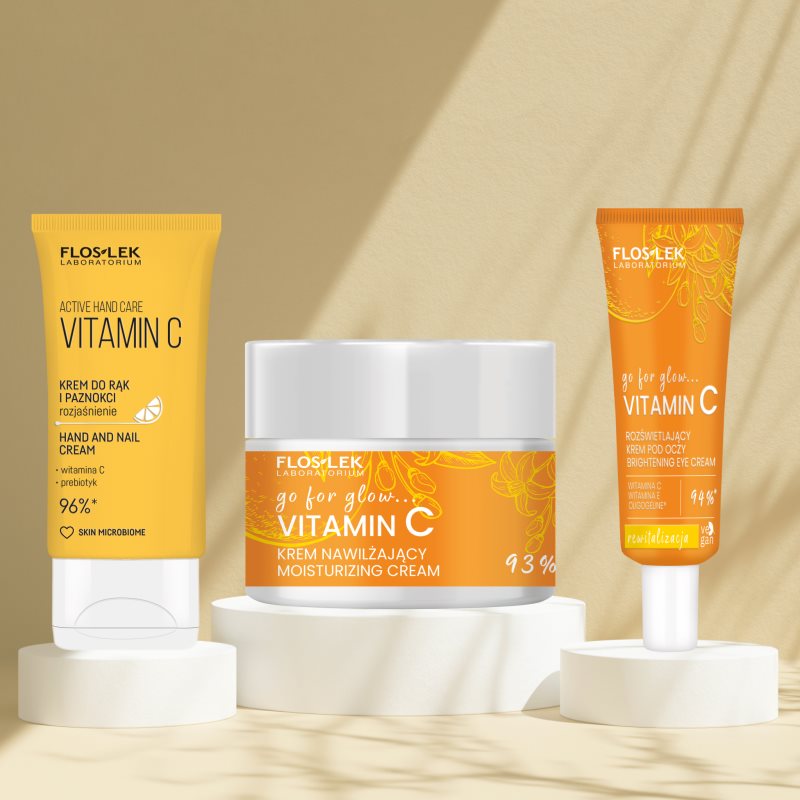 FlosLek Laboratorium Go For Glow Vitamin C Coffret Cadeau Avec Effet Revitalisant