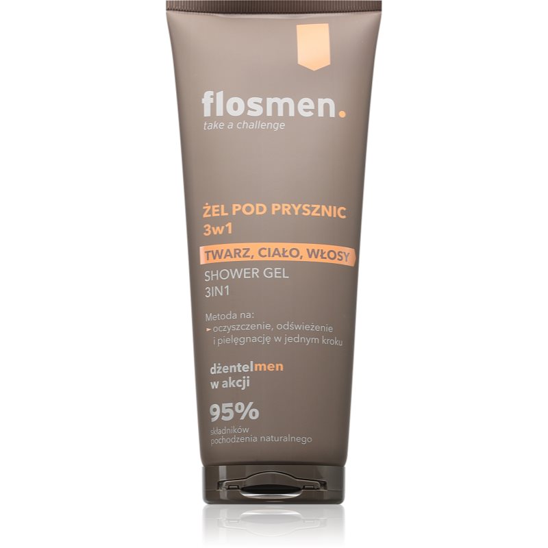 FlosLek Laboratorium FlosMen sprchový gel 3 v 1 pro muže 225 ml