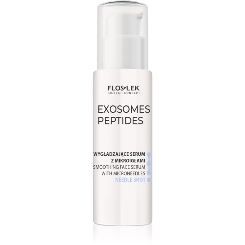 FlosLek Laboratorium Exosomes Peptides Smoothing Facial Serum With Microneedles zjemňujúce sérum s mikroihličkovaním 30 ml