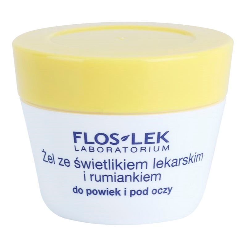 FlosLek Laboratorium Eye Care paakių gelis su akišveitėmis ir ramunėlėmis 10 g