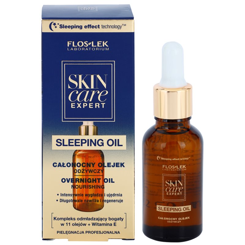 FlosLek Laboratorium Skin Care Expert Night Treatment With Anti-ageing Effect 30 Ml