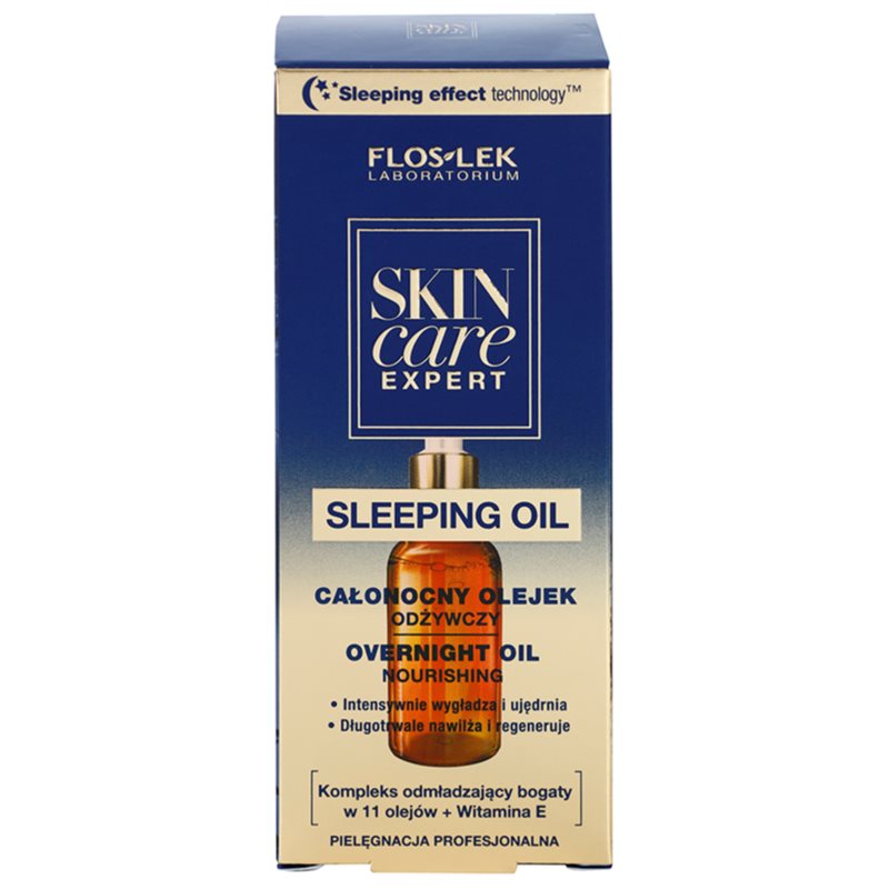 FlosLek Laboratorium Skin Care Expert нічний догляд   проти старіння шкіри 30 мл