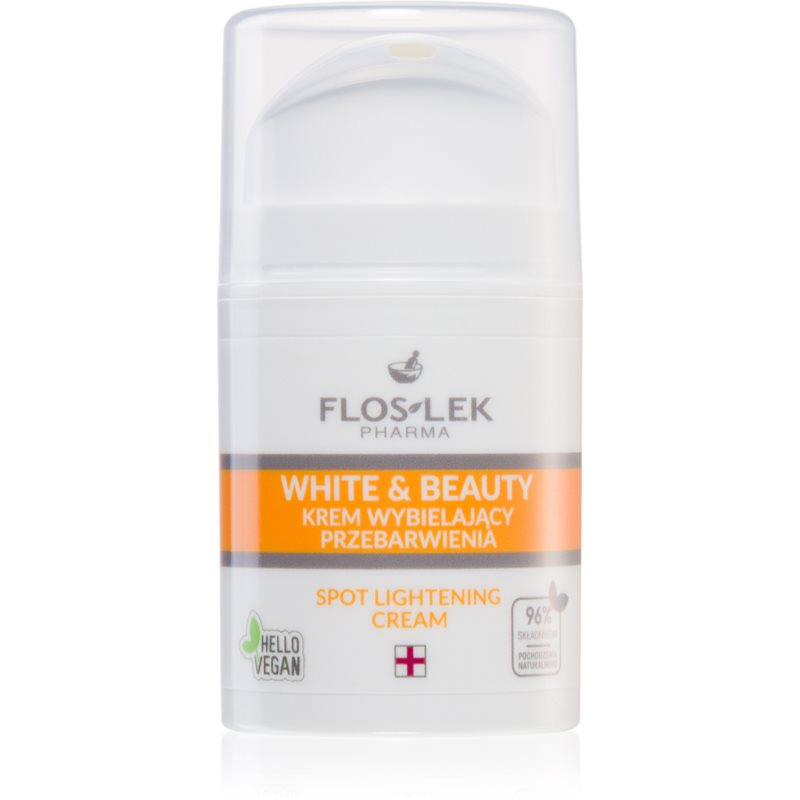 FlosLek Pharma White & Beauty bieliaci krém pre lokálne ošetrenie 50 ml