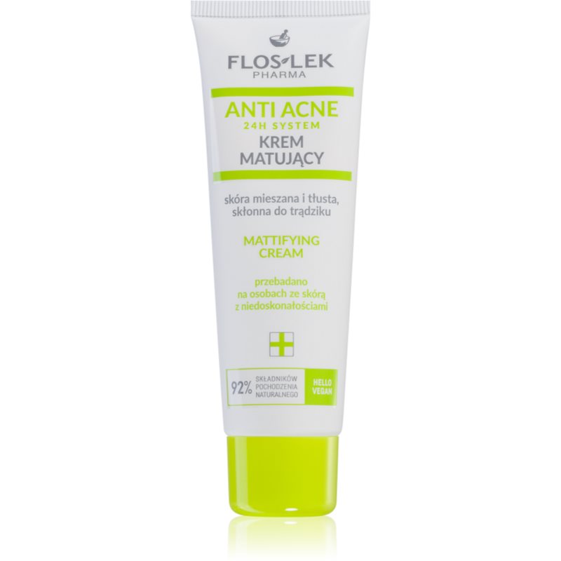 FlosLek Pharma Anti Acne mattierende Creme für Haut mit kleinen Makeln 50 ml