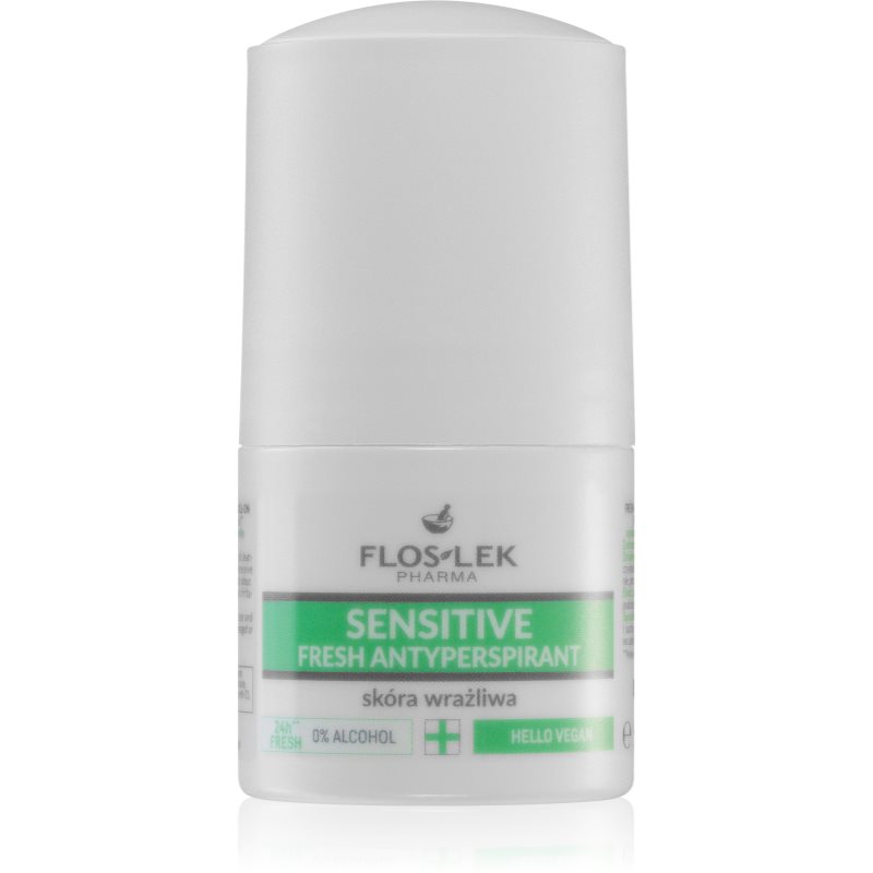 FlosLek Pharma Hypoallergic Line antiperspirant roll-on without alcohol 50 ml
