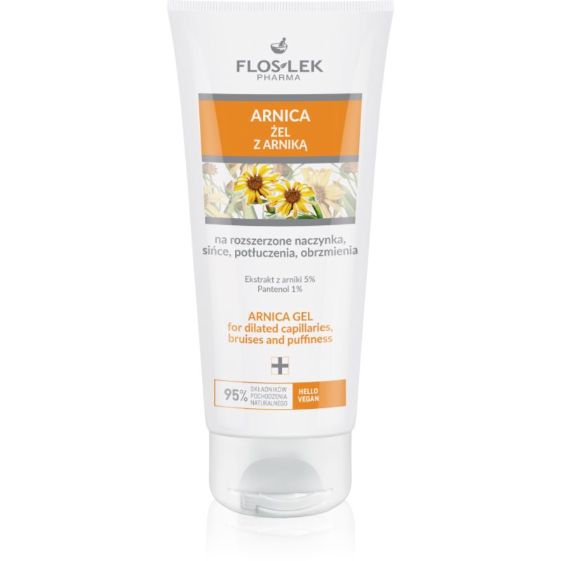 FlosLek Pharma Arnica Gel gegen blaue Flecken, Quetschungen und Schwellungen 200 ml