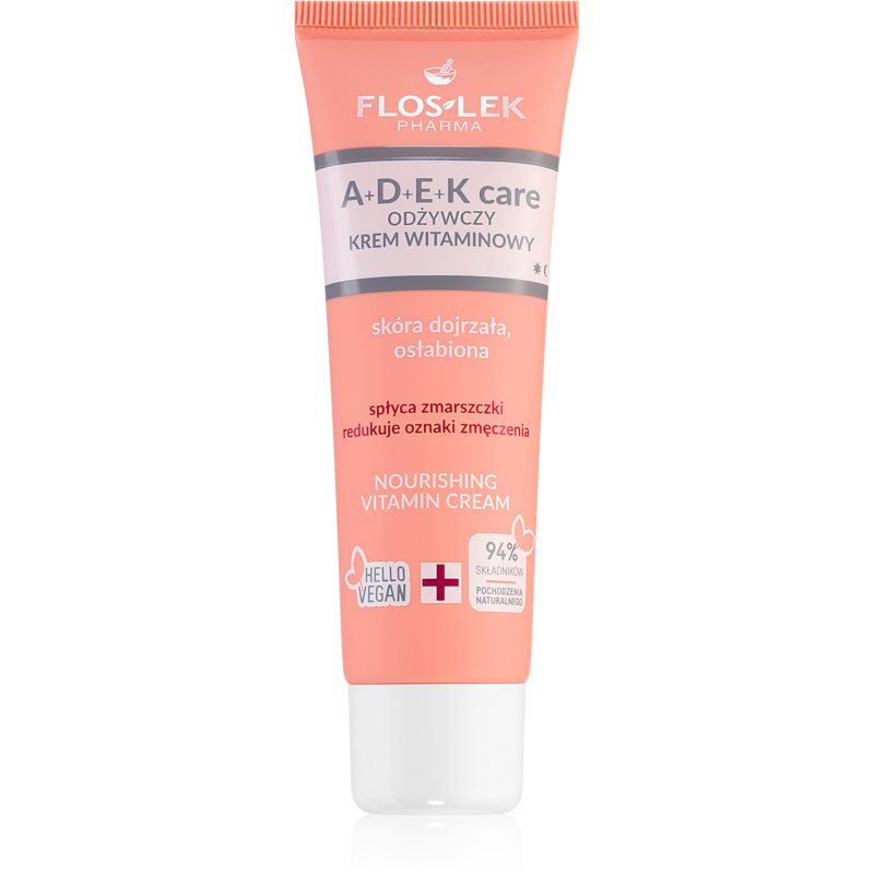 FlosLek Pharma A+D+E+K Care firming and nourishing cream for weakened skin 50 ml
