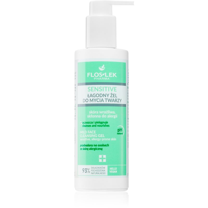FlosLek Pharma Sensitive Gentle Cleansing Gel For Skin Prone To Irritation 175 Ml