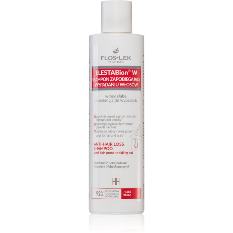 FlosLek Pharma ElestaBion W krepilni šampon proti izpadanju las 200 ml