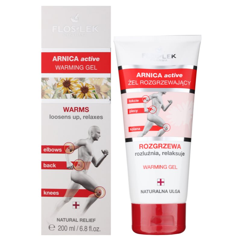 FlosLek Pharma Arnica Active Warming Gel For Muscle And Joint Relaxation 200 Ml
