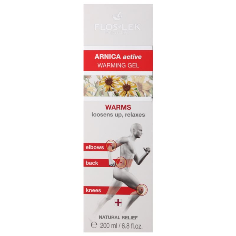 FlosLek Pharma Arnica Active Warming Gel For Muscle And Joint Relaxation 200 Ml