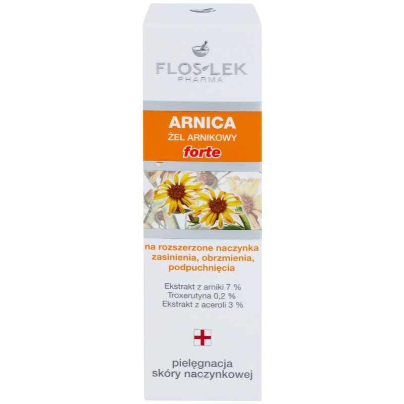 FlosLek Pharma Arnica Forte Soothing Gel For Redness-prone Skin 50 Ml