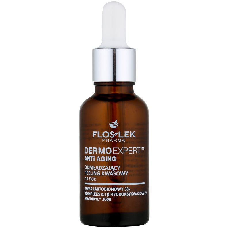 

FlosLek Pharma DermoExpert Acid Peel омолоджуючий нічний догляд-ексфоліант