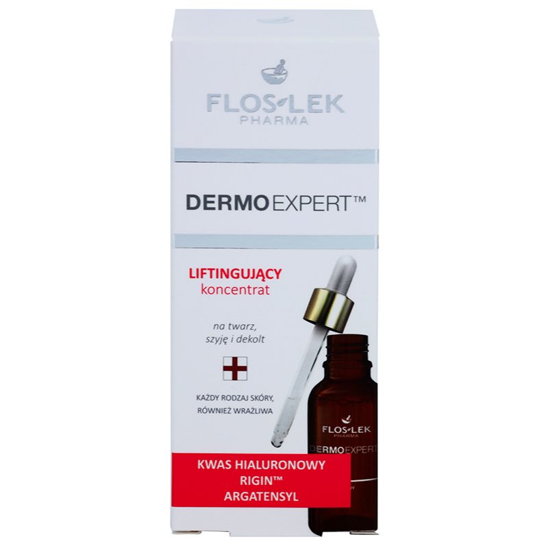 FlosLek Pharma DermoExpert Concentrate сироватка з ефектом ліфтінгу для шкіри обличчя, шиї та декольте 30 мл