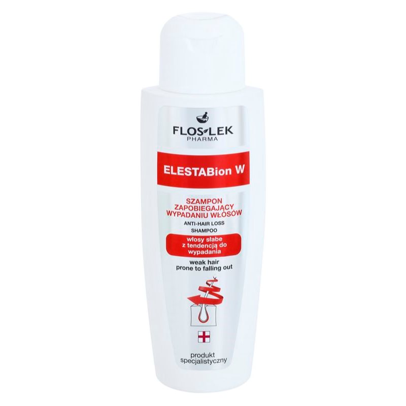 FlosLek Pharma ElestaBion W strengthening shampoo against hair loss 200 ml
