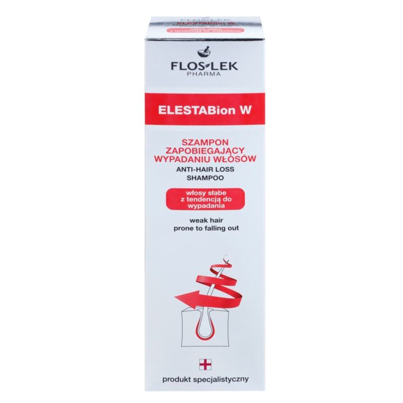 FlosLek Pharma ElestaBion W Strengthening Shampoo Against Hair Loss 200 Ml