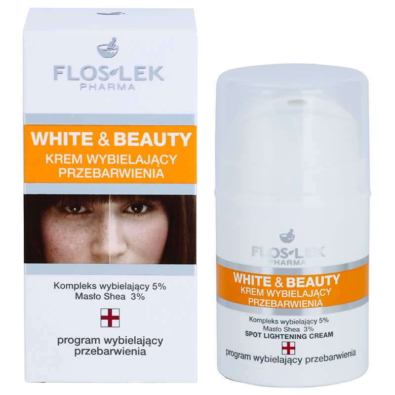 FlosLek Pharma White & Beauty відбілюючий крем для місцевого застосування 50 мл