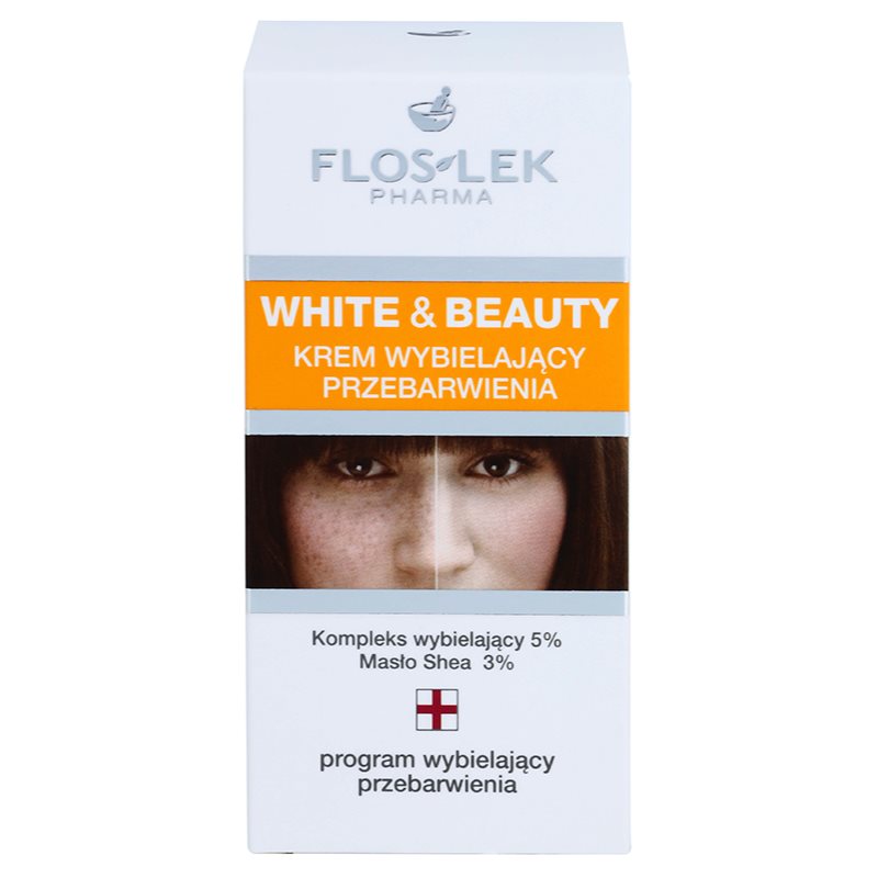 FlosLek Pharma White & Beauty Whitening Cream For Topical Treatment 50 Ml