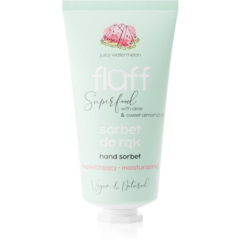 Fluff Superfood Juicy Watermelon feuchtigkeitsspendende Creme für die Hände 50 ml