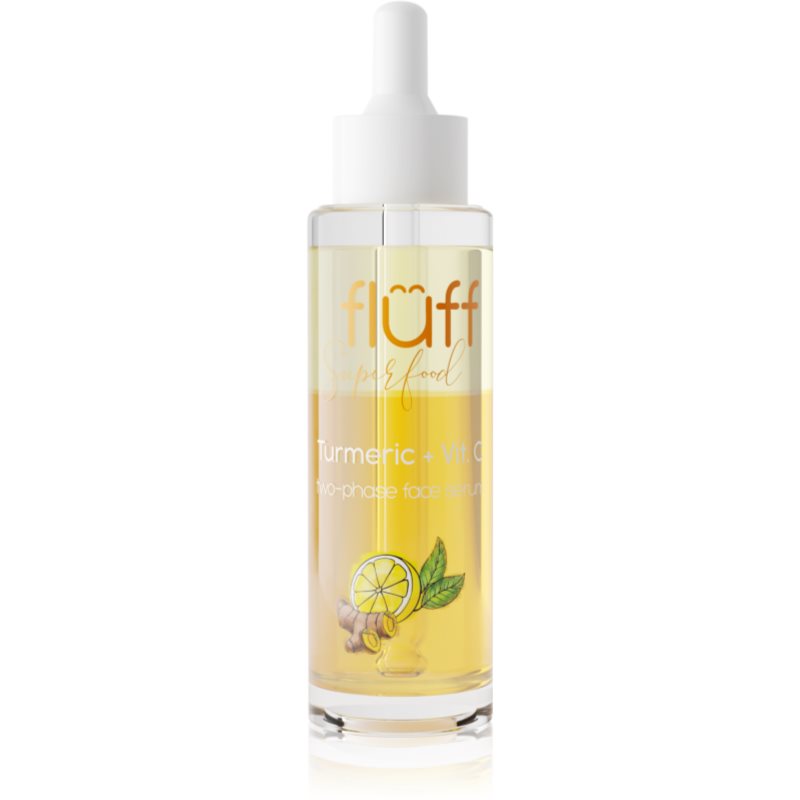 Fluff Superfood dvofazni serum za osvetlitev kože Turmeric & Vitamin C 40 ml