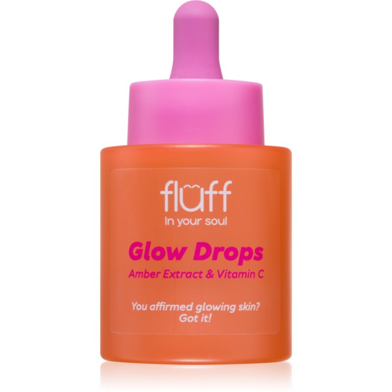 Fluff Glow Drops élénkítő szérum C vitamin Amber Extract 30 ml akciós termékkép 1