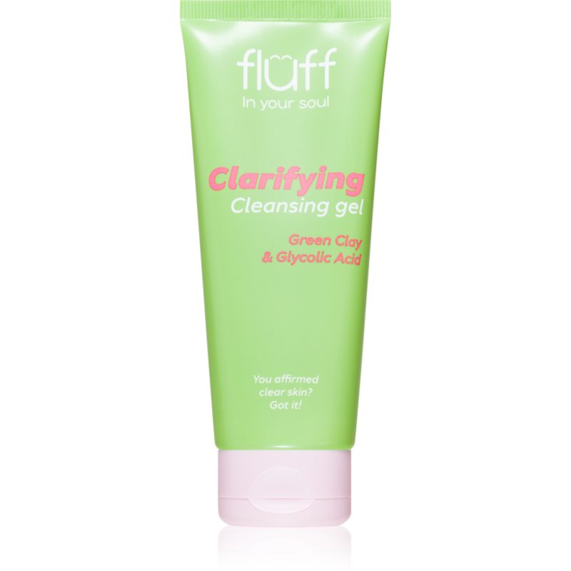 Fluff Clarifying tisztító gél az arcbőrre agyaggal 100 ml akciós termékkép 1