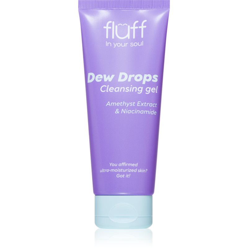 Fluff Dew Drops tisztító gél az arcbőrre niacinamiddal 100 ml akciós termékkép 1