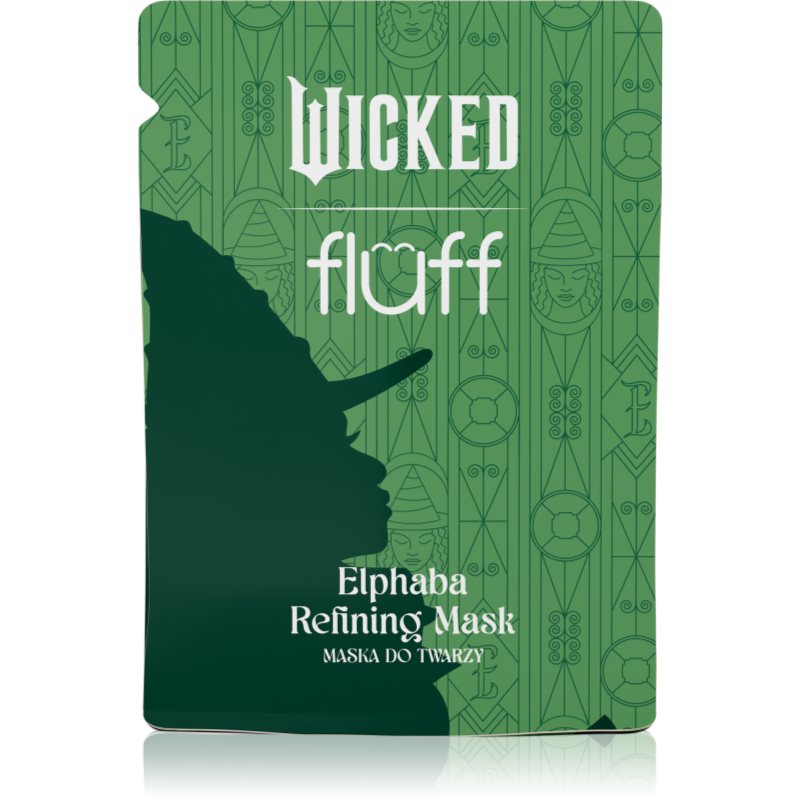 Fluff Wicked Elphaba Refining Mask jednorázová platýnková maska na obličej 17 ml