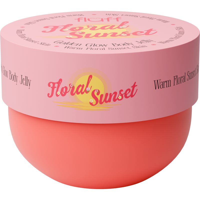 Fluff Glow Body Jelly Floral Sunset гел за тяло с озаряващ ефект 150 мл.